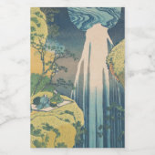 北斎阿弥陀秋日本滝 フードラベル (シングルラベル)