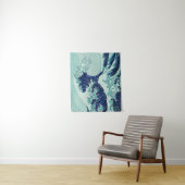 北斎青い波 タペストリー (インサイチュ)