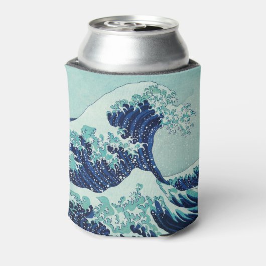 北斎青い波 缶クーラー (缶裏面)