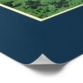 北斎1760-1849葛飾日本5/100首 ポスター (角)