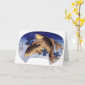 北斎2個入り カード (黄色い花)