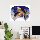 北斎2個入り ポスター (ホームオフィス)