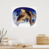 北斎2個入り ポスター (キッチン)