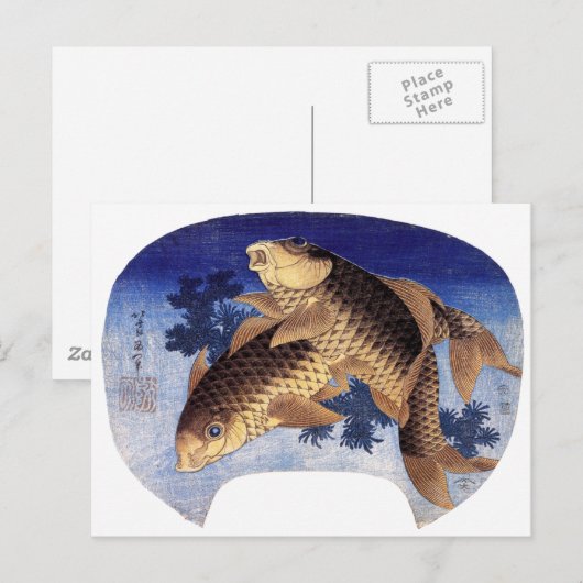 北斎2個入り ポストカード (正面/裏面)