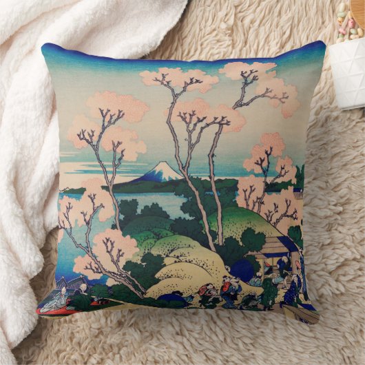 北斎 – 五天山 クッション (ブランケット)