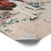 北斎 – 元禄とのシェルマッチングゲーム ポスター (角)