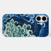 北斎 女性の波 ヴィンテージ オーシャン Case-Mate iPhoneケース (裏面 (横))