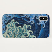 北斎 女性の波 ヴィンテージ オーシャン  Case-Mate iPhoneケース (裏面(横))