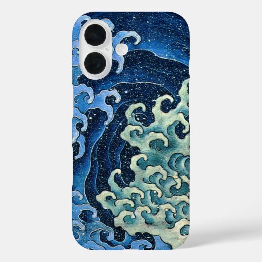 北斎 女性の波 ヴィンテージ 海洋 Case-Mate iPhoneケース (裏面)