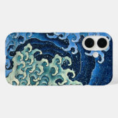 北斎 女性の波 ヴィンテージ 海洋 Case-Mate iPhoneケース (裏面 (横))