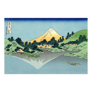 北斎 富士山が河口湖に映る フォトプリント