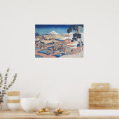 北斎 – 富士片倉茶畑 ポスター (キッチン)