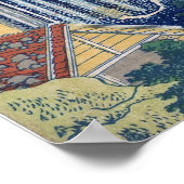 北斎 – 小野滝木曽海堂 ポスター (角)