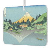 北斎 – 山富士が川口湖に反射 カーエアーフレッシュナー (左)