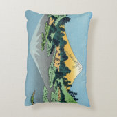 北斎 – 山富士河口湖で反射 アクセントクッション (裏面(縦))