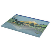 北斎 – 山富士河口湖で反射 カッティングボード (角)