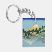 北斎 – 山富士河口湖で反射 キーホルダー (正面左)