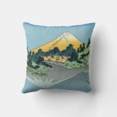 北斎 – 山富士河口湖で反射 クッション (裏面)