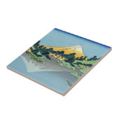 北斎 – 山富士河口湖で反射 タイル (側面)