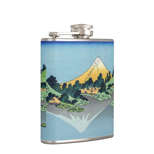 北斎 – 山富士河口湖で反射 フラスク (右)