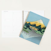 北斎 – 山富士河口湖で反射 プランナー手帳 (ディスプレー)