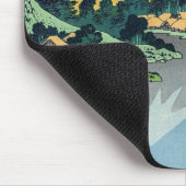 北斎 – 山富士河口湖で反射 マウスパッド (コーナー)