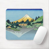 北斎 – 山富士河口湖で反射 マウスパッド (マウス)