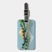 北斎 – 山富士河口湖で反射 ラゲッジタグ (正面縦)