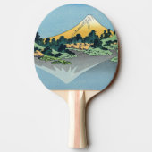 北斎 – 山富士河口湖で反射 卓球ラケット (裏面)