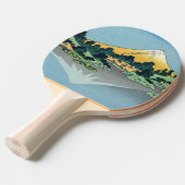 北斎 – 山富士河口湖で反射 卓球ラケット (正面アングル)