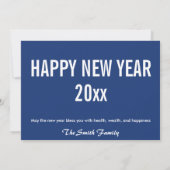 北斎 – 新年おめでとう/素晴らし波 シーズンカード (裏面)