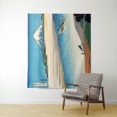 北斎 – 武蔵国多摩川 タペストリー (インサイチュ)