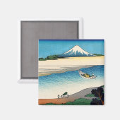 北斎 – 武蔵国多摩川 マグネット (正面/裏面)