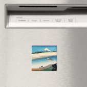 北斎 – 武蔵国多摩川 マグネット (インサイチュ (食洗機))