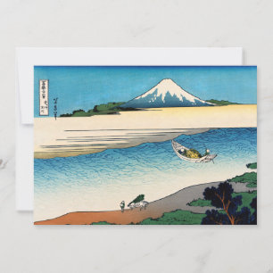 北斎 – 武蔵国多摩川 招待状