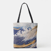 北斎 海の波 海の船 トートバッグ (裏面)