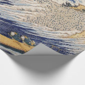 北斎 海の波 海の船 ラッピングペーパー (角)