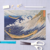 北斎 海の波 海の船 薄葉紙 (クラフト)