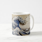 北斎「神奈川沖浪裏」クラシックマグ | 11oz 日本製 コーヒーマグカップ (正面右)