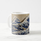 北斎「神奈川沖浪裏」クラシックマグ | 11oz 日本製 コーヒーマグカップ (正面左)
