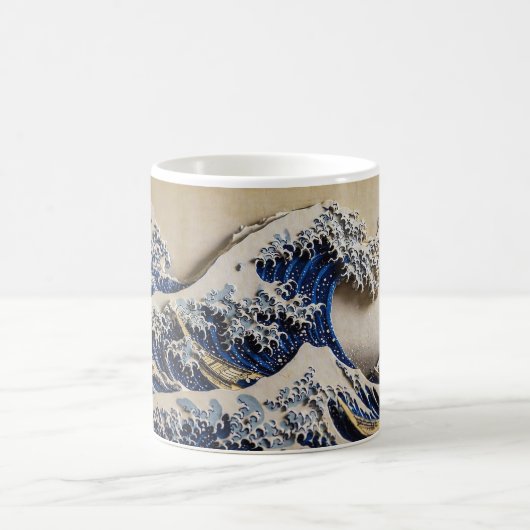 北斎「神奈川沖浪裏」クラシックマグ | 11oz 日本製 コーヒーマグカップ (中央)