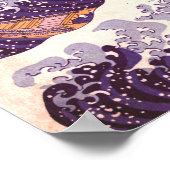 北斎 – 素晴らし The Wave ポスター (角)