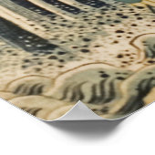 北斎 – 阿弥陀滝 ポスター (角)