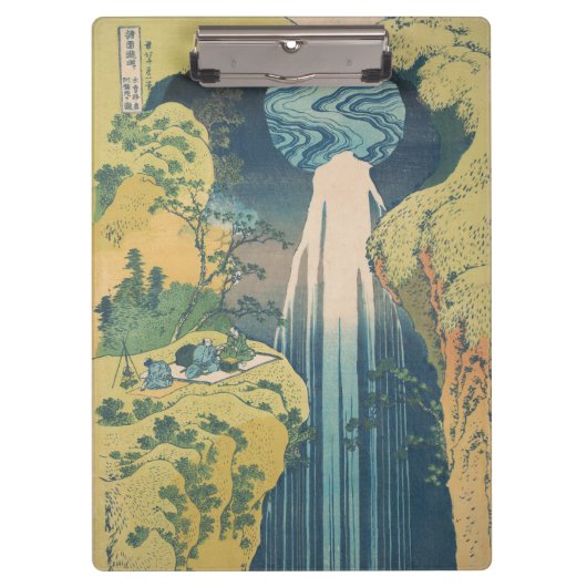 北斎 阿弥陀滝 日本 滝 クリップボード (正面)