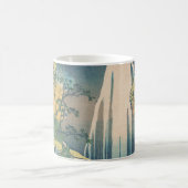北斎 阿弥陀滝 日本 滝 コーヒーマグカップ (中央)