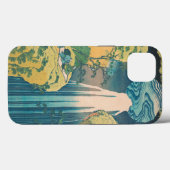 北斎 阿弥陀滝 日本 滝 Case-Mate iPhoneケース (裏面 (横))