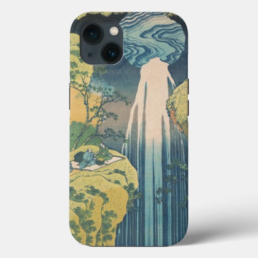 北斎 阿弥陀滝 日本 滝 Case-Mate iPhoneケース (裏面)