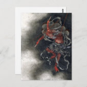 北斎『雷神』 ポストカード (正面/裏面)