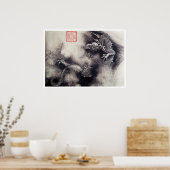 北斎 – 龍巻 ポスター (キッチン)