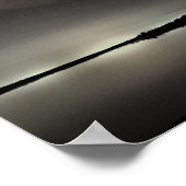 北斗七星の夜空 ポスター (角)